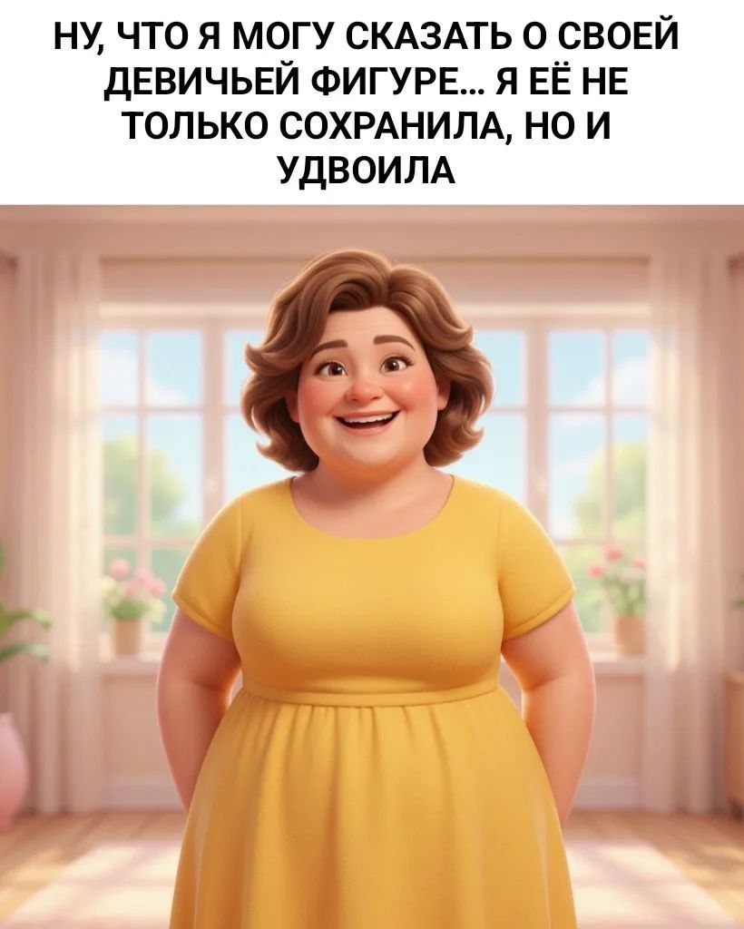 НУ, ЧТО Я МОГУ СКАЗАТЬ О СВОЕЙ ДЕВИЧЬЕЙ ФИГУРЕ... Я ЕЁ НЕ ТОЛЬКО СОХРАНИЛА, НО И УДВОИЛА
