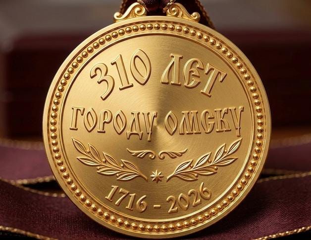310 ЛЕТ ГОРОДУ ОМСКУ 1716 - 2026