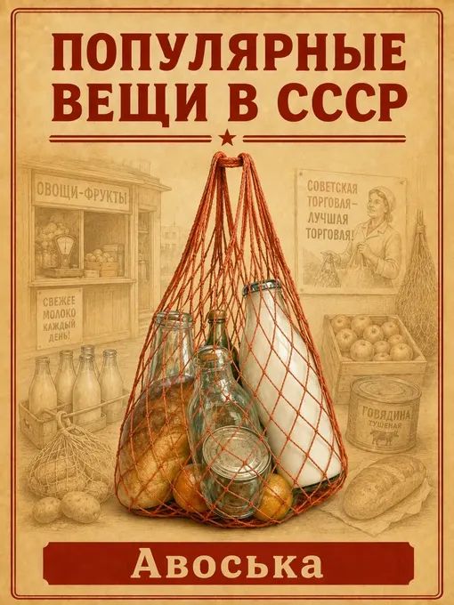 ПОПУЛЯРНЫЕ ВЕЩИ В СССР Авоська