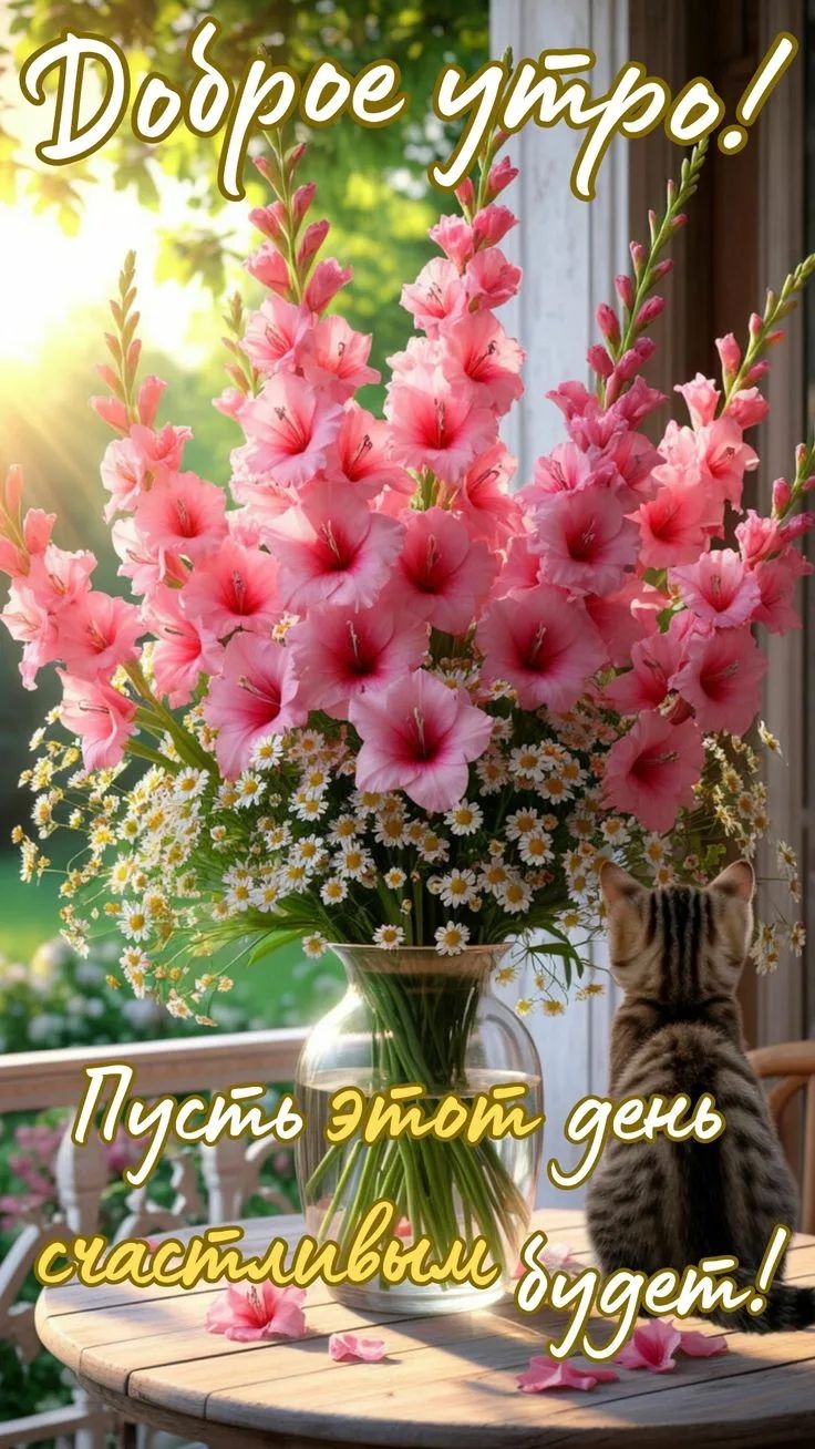 Доброе утро! Пусть этот день счастливым будет!