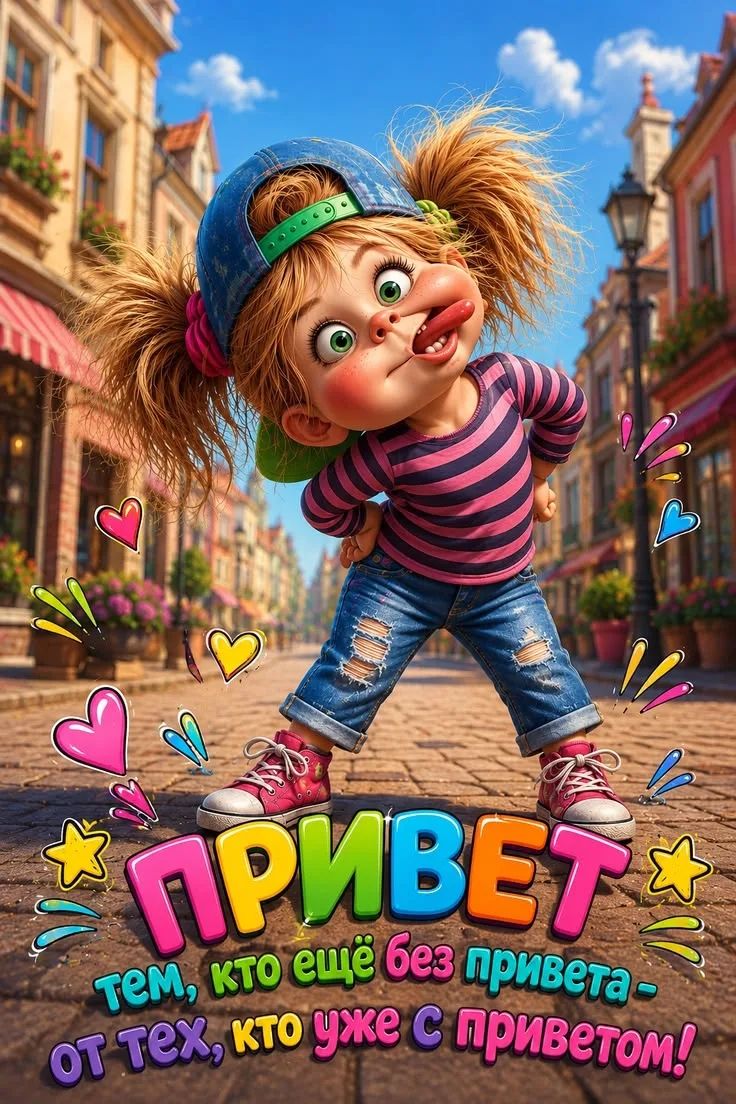ПРИВЕТ тем, кто ещё без привета - от тех, кто уже с приветом!