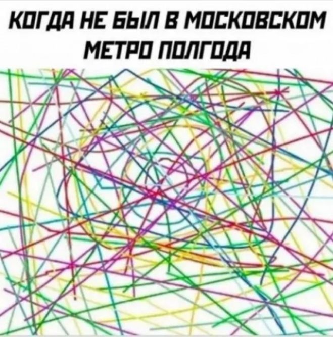 КОГДА НЕ БЫЛ В МОСКОВСКОМ МЕТРО ПОЛГОДА
