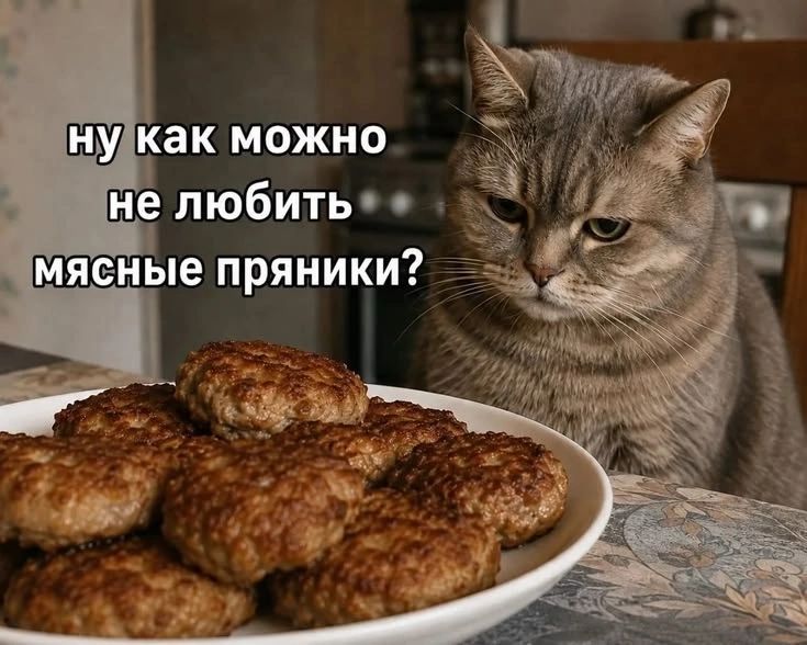 ну как можно не любить мясные пряники?