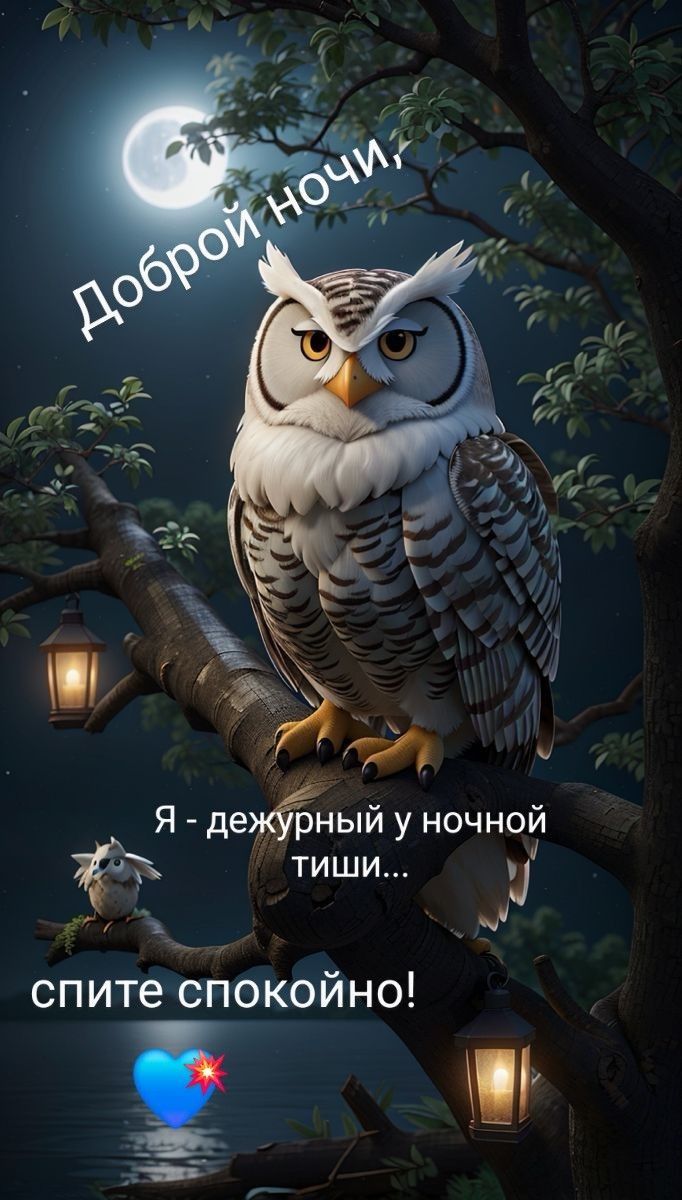 Доброй ночи, Я - дежурный у ночной тиши... спите спокойно!