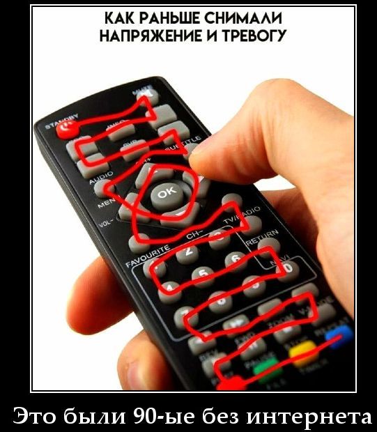 КАК РАНЬШЕ СНИМАЛИ НАПРЯЖЕНИЕ И ТРЕВОГУ. Это были 90-ые без интернета