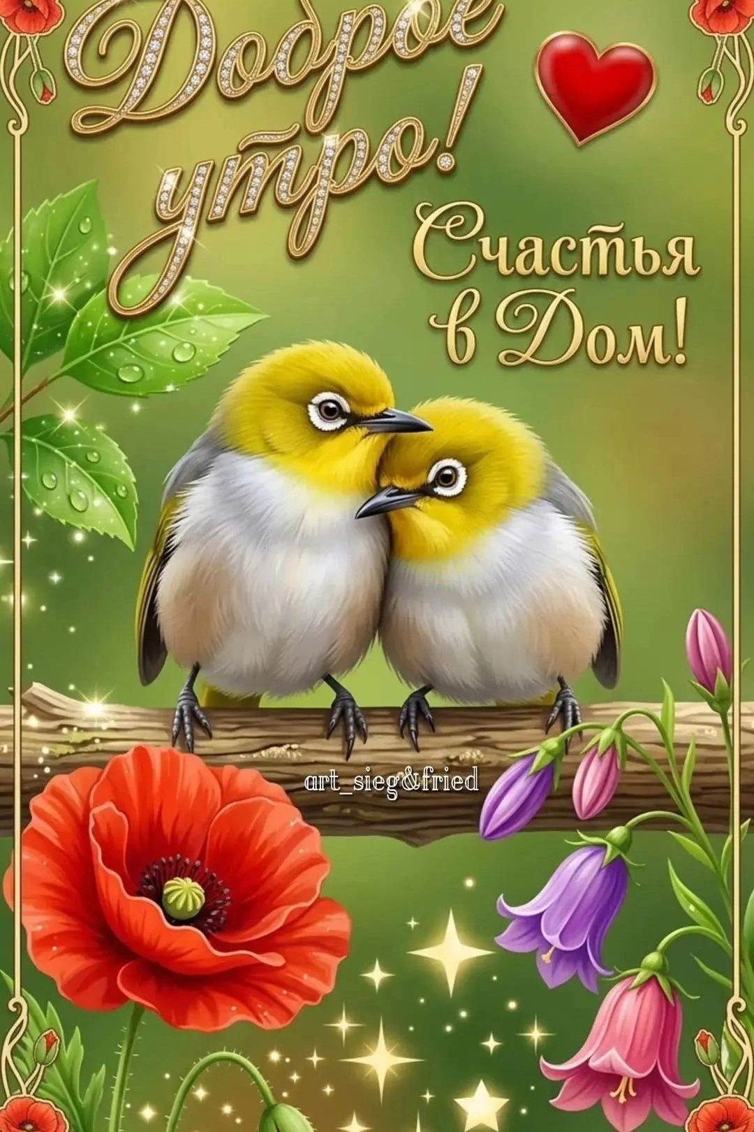 Доброе утро! Счастья в дом!