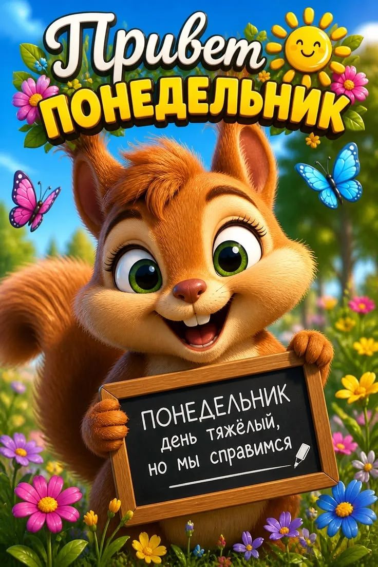 Привет понедельник Понедельник день тяжёлый, но мы справимся