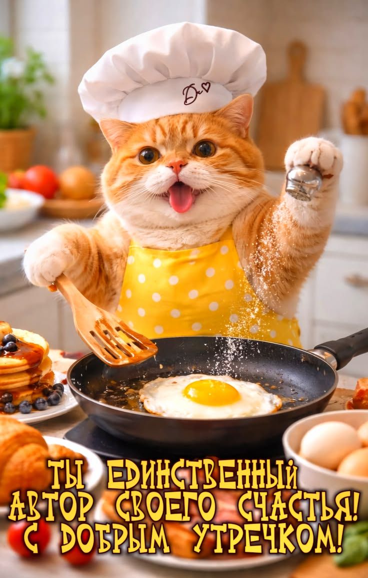 ТЫ ЕДИНСТВЕННЫЙ АВТОР СВОЕГО СЧАСТЬЯ! С ДОБРЫМ УТРЕЧКОМ!