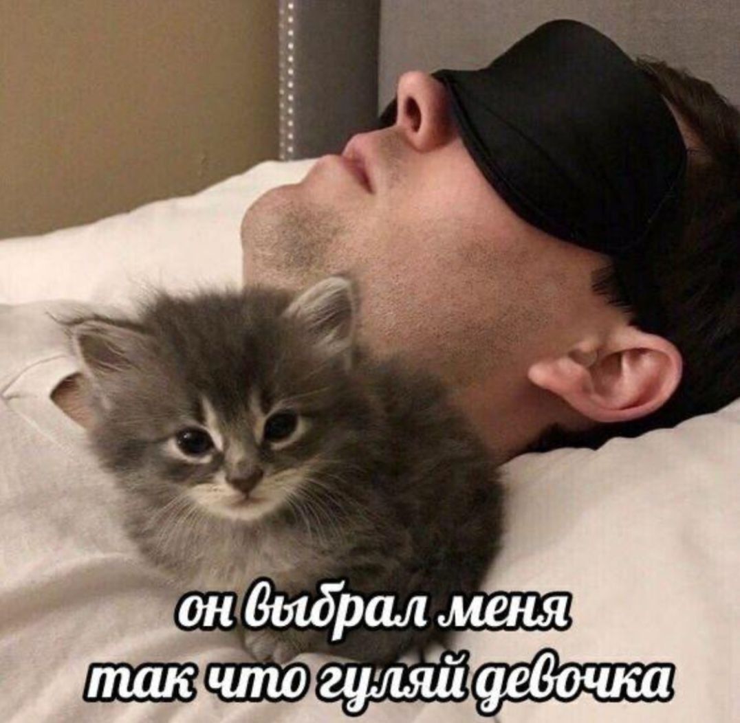 он выбрал меня так что гуляй девочка