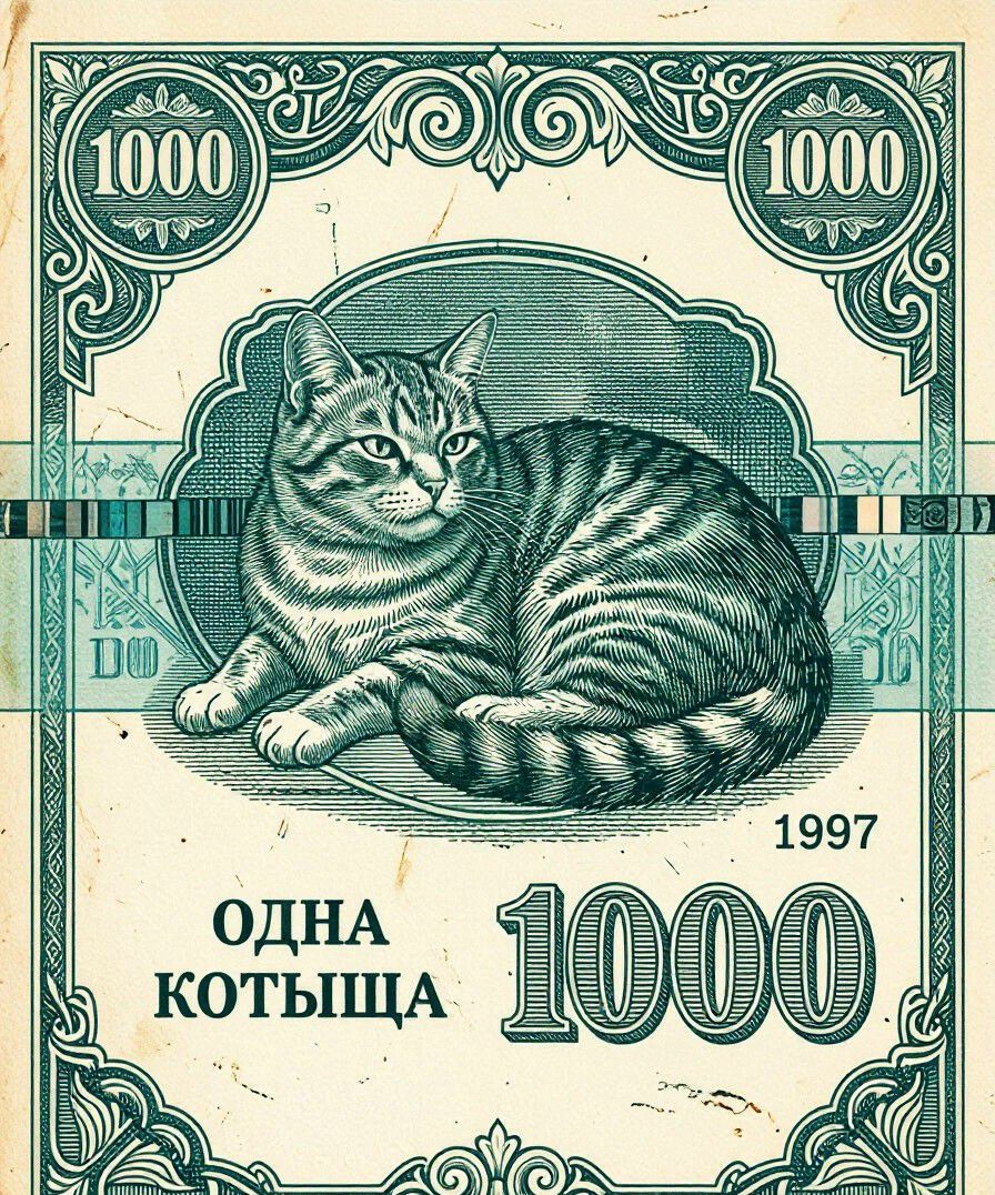 1000 1997 ОДНА КОТЫЩА