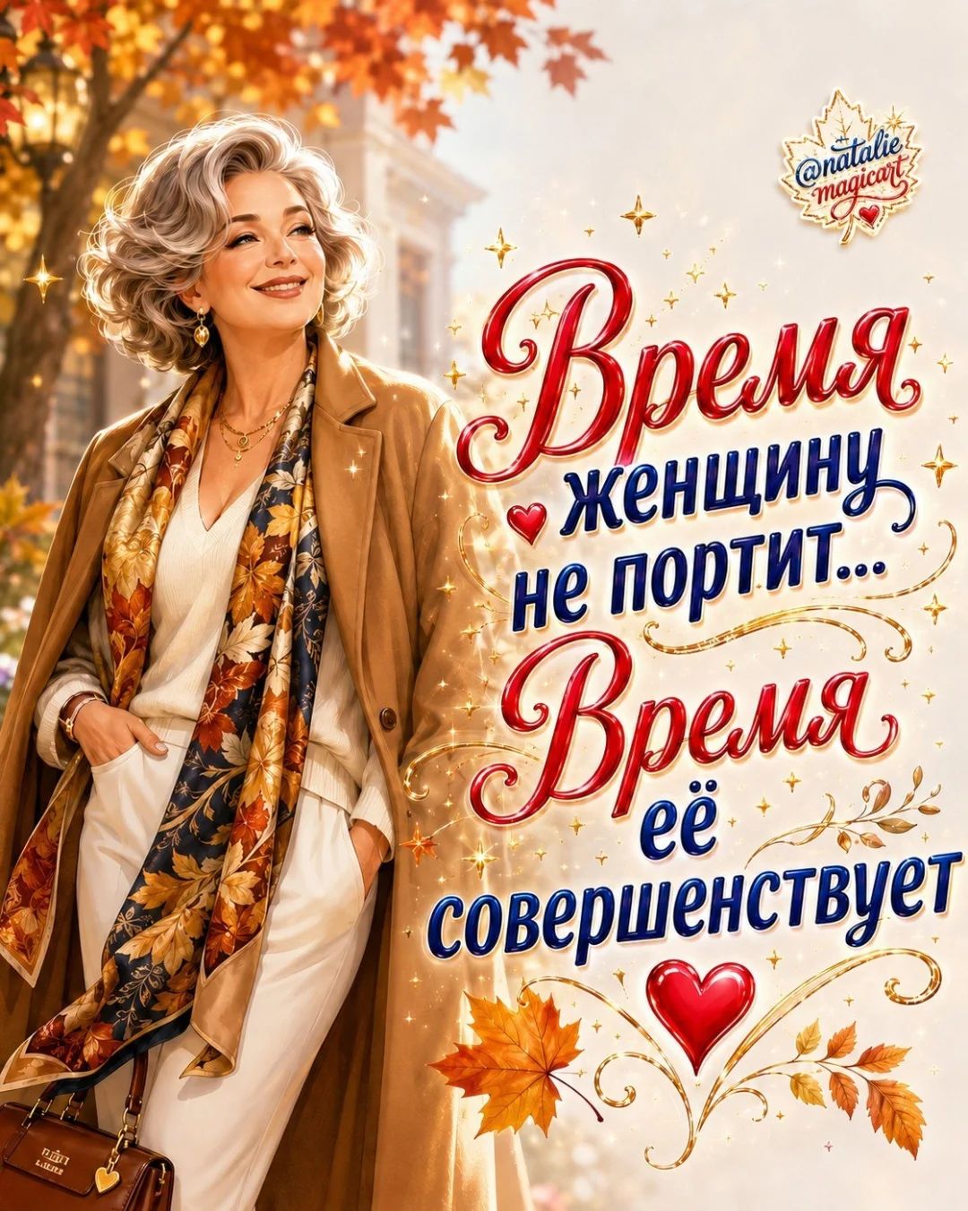 Время женщину не портит... Время её совершенствует