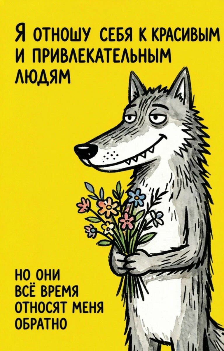 Я отношу себя к красивым и привлекательным людям. Но они всё время относят меня обратно
