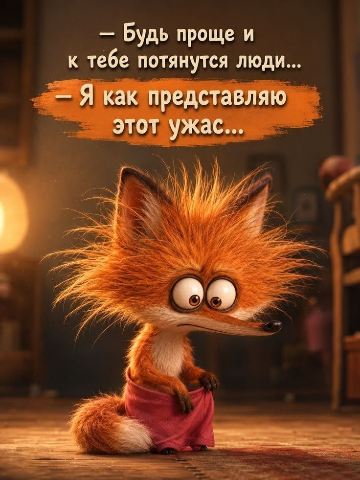 — Будь проще и к тебе потянутся люди... — Я как представляю этот ужас...