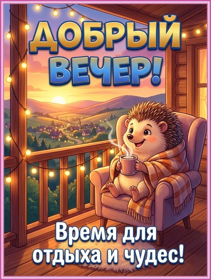 Добрый вечер! Время для отдыха и чудес!