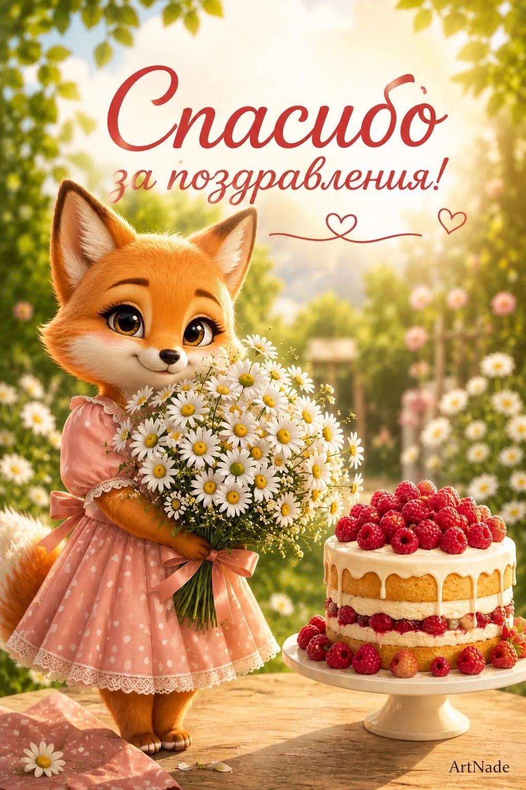 Спасибо за поздравления!