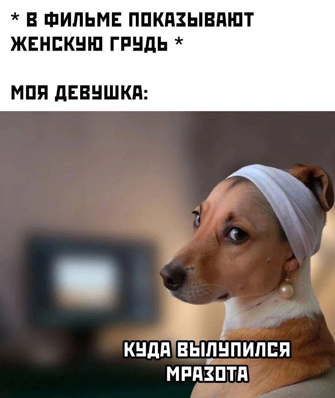 * В фильме показывают женскую грудь * Моя девушка: Куда вылупился мразота