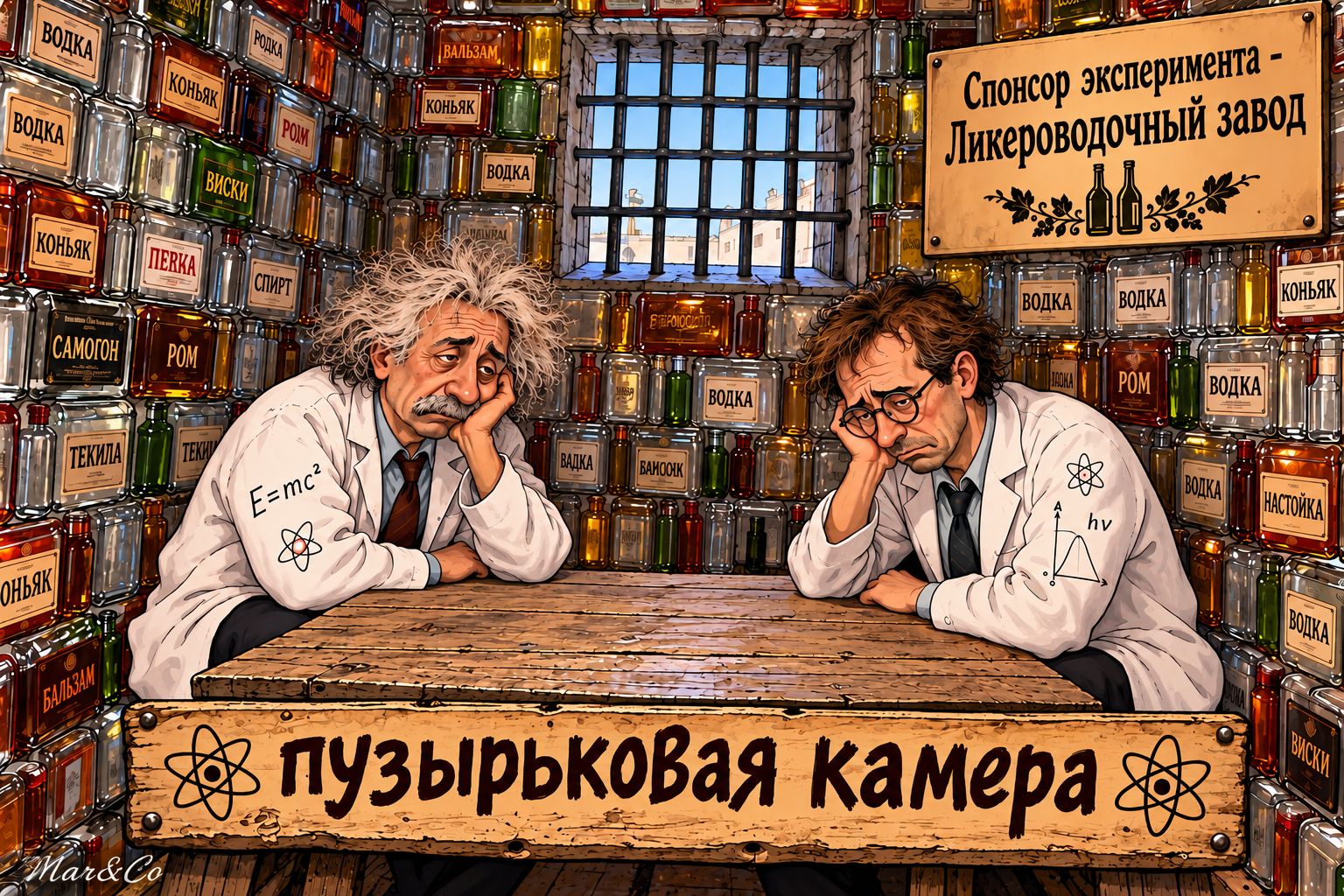 Спонсор эксперимента - Ликероводочный завод. Пузырьковая камера.