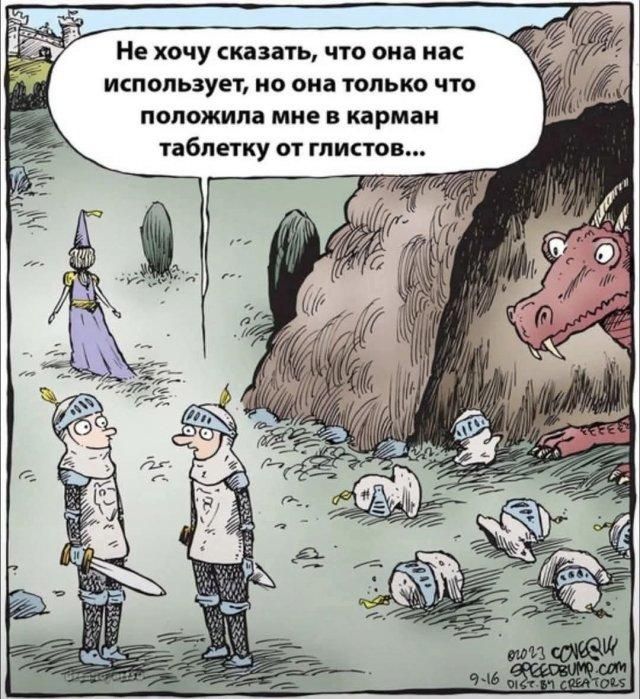 Не хочу сказать, что она нас использует, но она только что положила мне в карман таблетку от глистов...