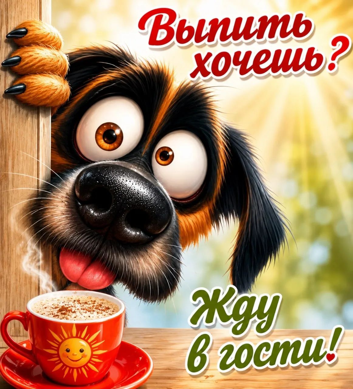 Выпить хочешь? Жду в гости!