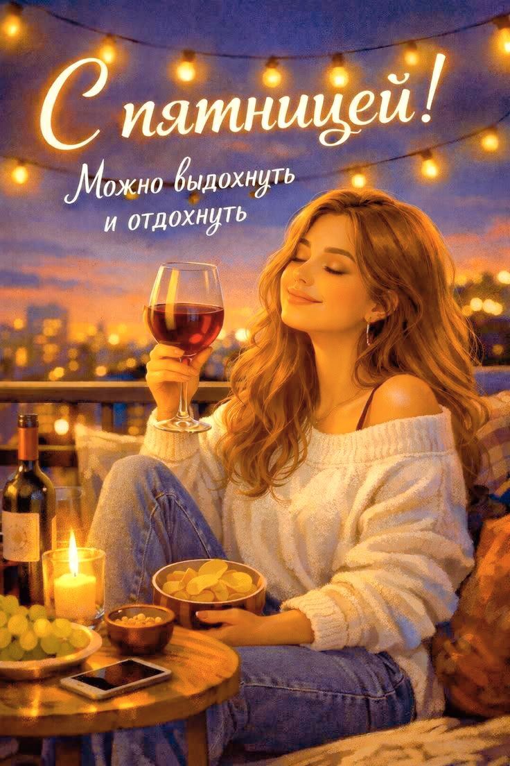 С пятницей! Можно выдохнуть и отдохнуть
