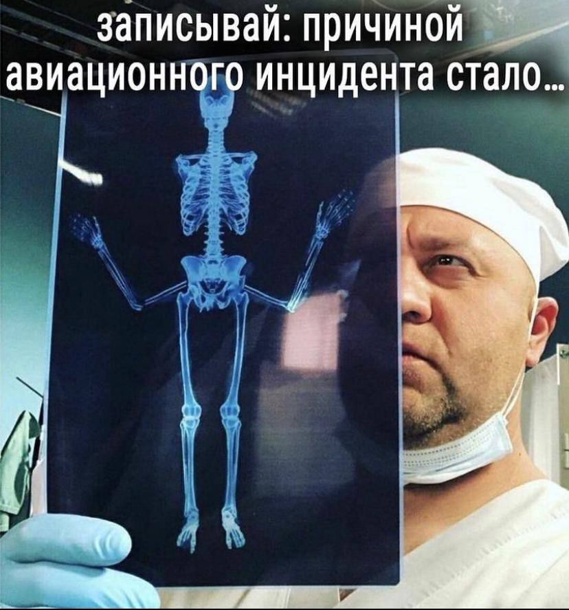 записывай: причиной авиационного инцидента стало...