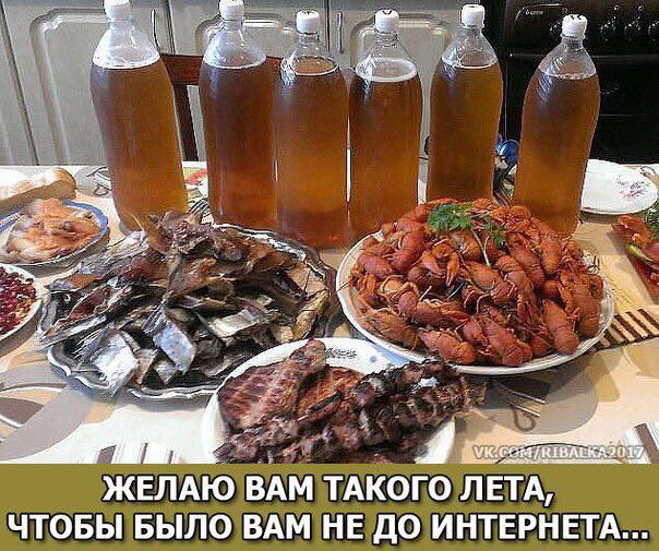 ЖЕЛАЮ ВАМ ТАКОГО ЛЕТА, ЧТОБЫ БЫЛО ВАМ НЕ ДО ИНТЕРНЕТА...