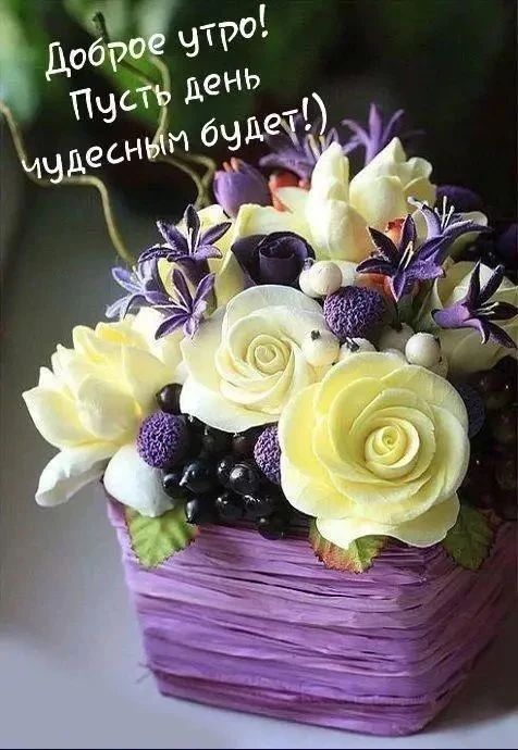 Доброе утро! Пусть день чудесным будет! :)