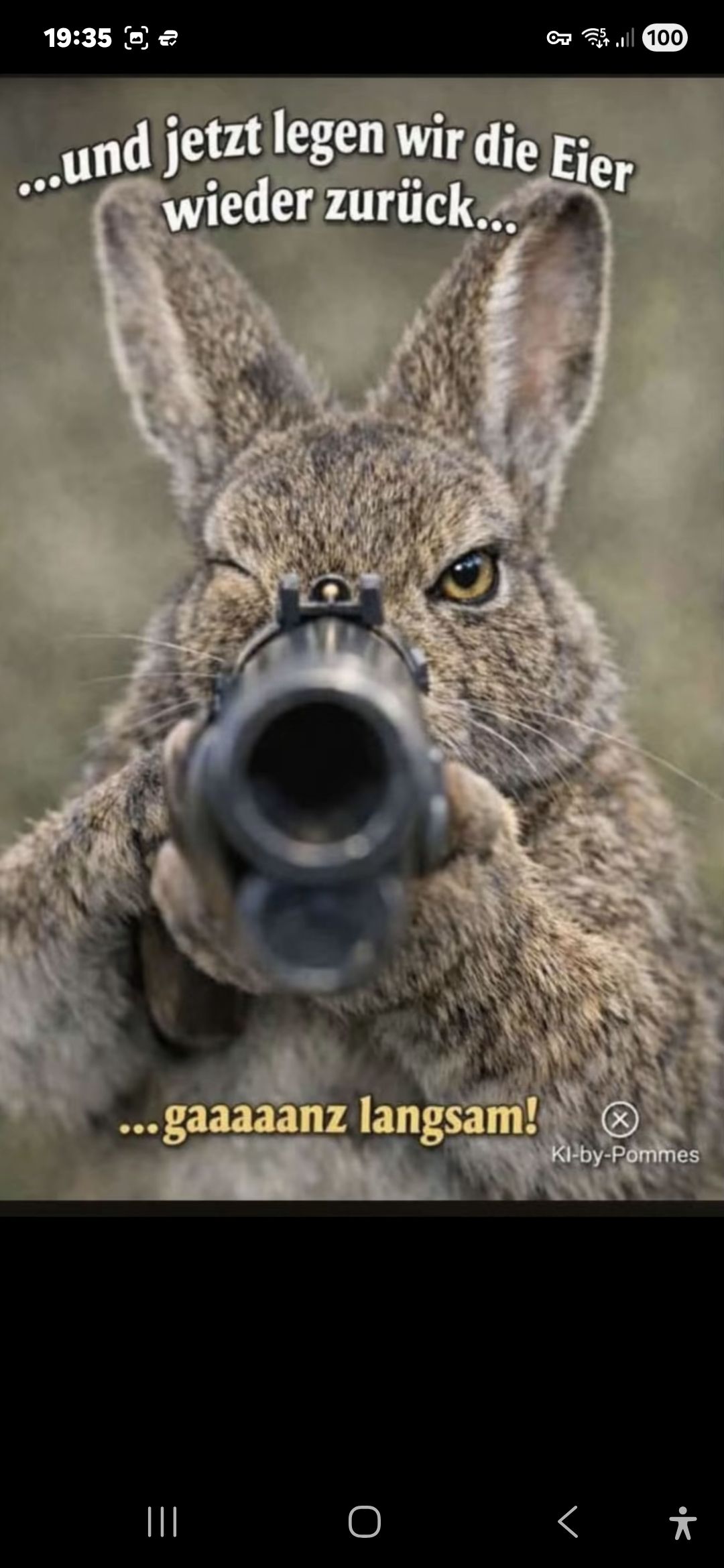 ...und jetzt legen wir die Eier wieder zurück... ...gaaaaanz langsam!