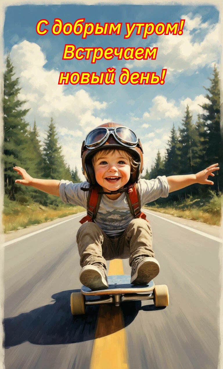 С добрым утром! Встречаем новый день!