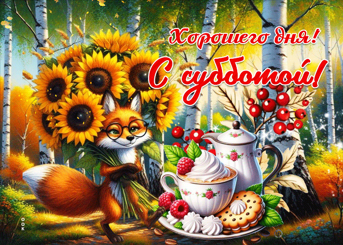 Хорошего дня! С субботой!