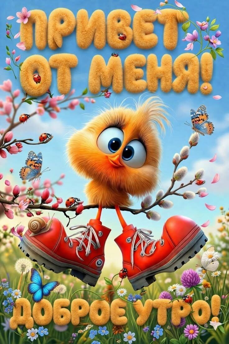 ПРИВЕТ ОТ МЕНЯ! ДОБРОЕ УТРО!