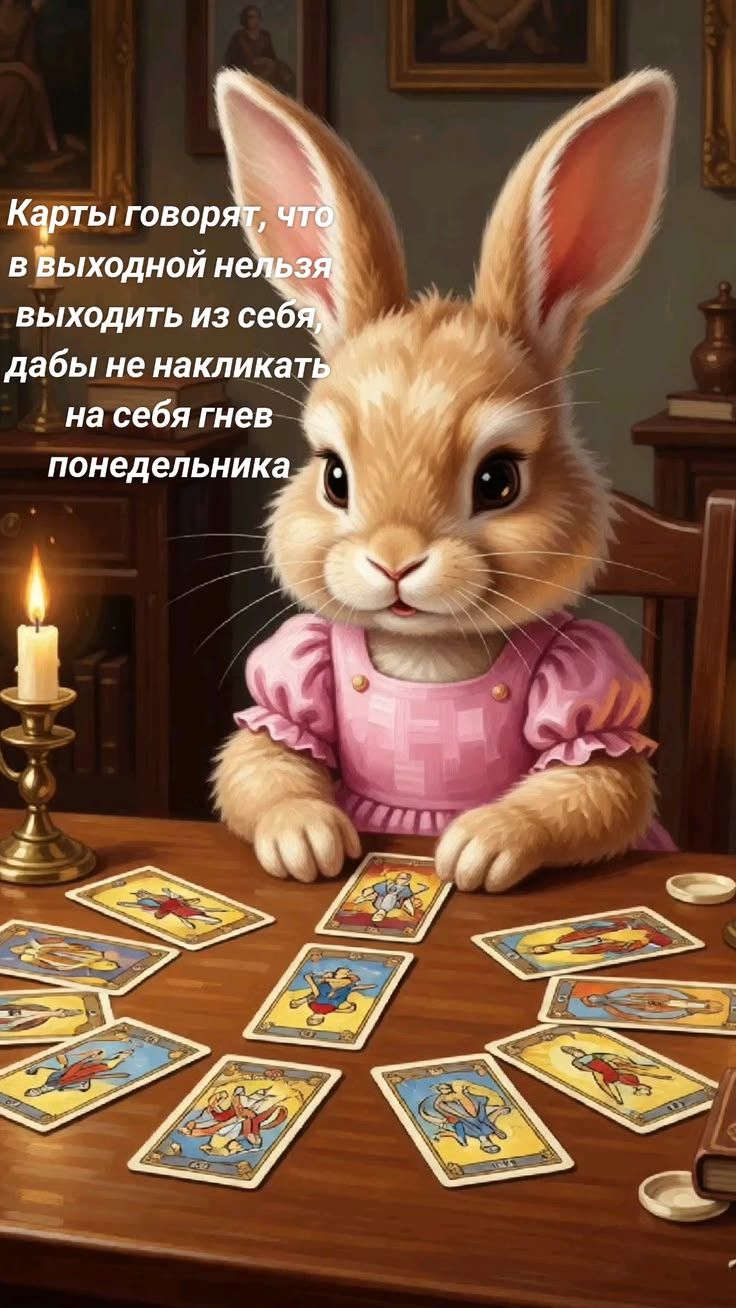 Карты говорят, что в выходной нельзя выходить из себя, дабы не накликать на себя гнев понедельника.