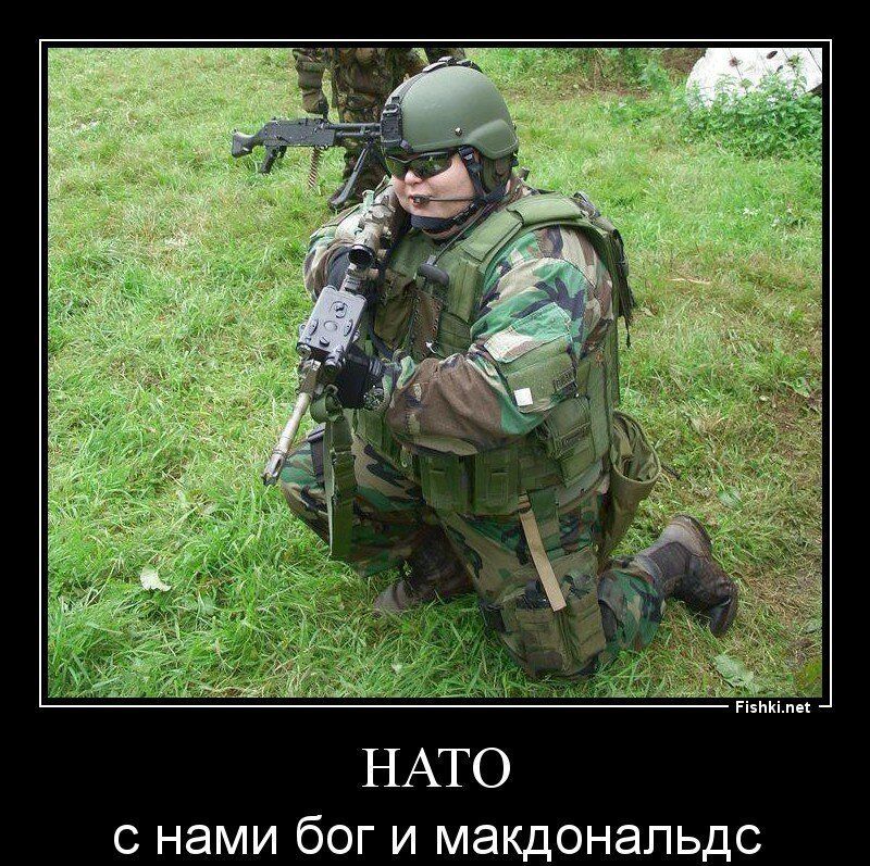 НАТО с нами бог и макдональдс