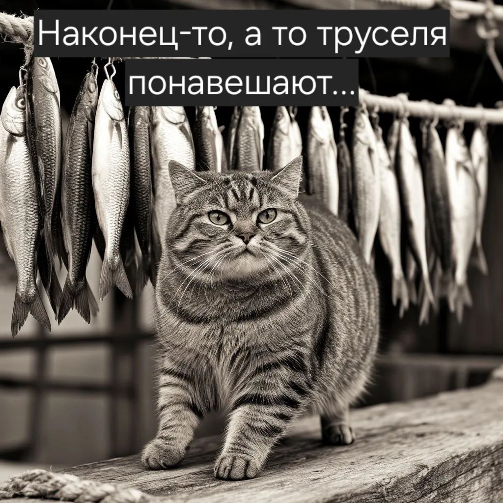 Наконец-то, а то труселя понавешают...
