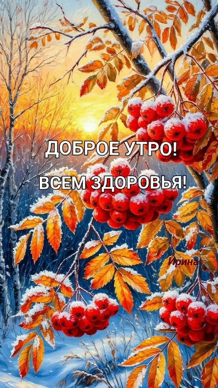 ДОБРОЕ УТРО! ВСЕМ ЗДОРОВЬЯ! Ирина