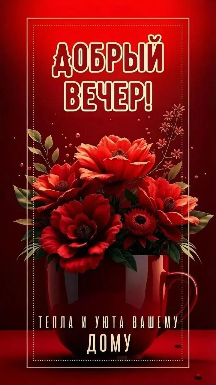 ДОБРЫЙ ВЕЧЕР! ТЕПЛА И УЮТА ВАШЕМУ ДОМУ