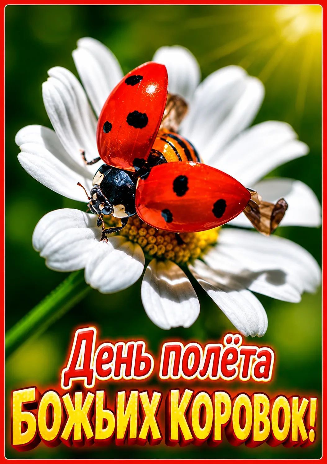 День полёта божьих коровок!