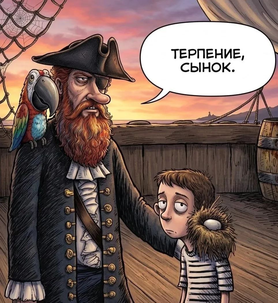 Терпение, сынок.