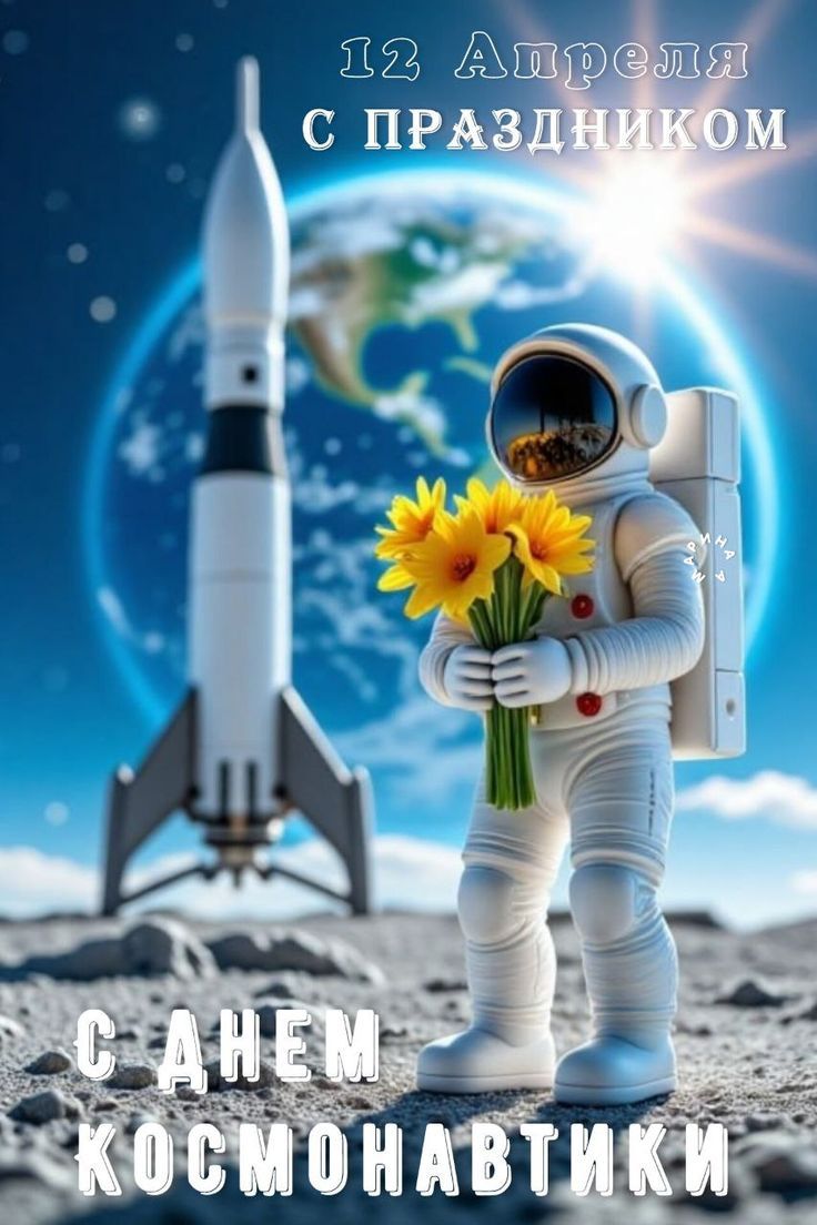 12 Апреля С ПРАЗДНИКОМ С ДНЕМ КОСМОНАВТИКИ