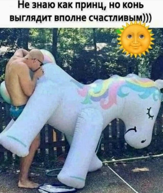 Не знаю как принц, но конь выглядит вполне счастливым)))
