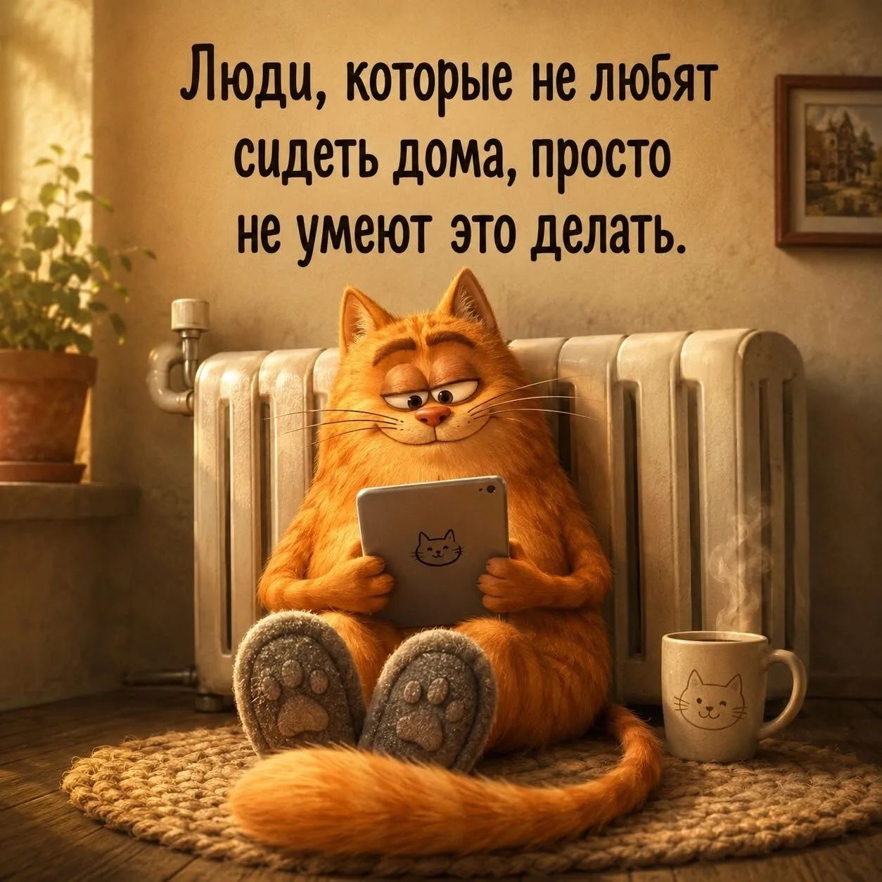 Люди, которые не любят сидеть дома, просто не умеют это делать.