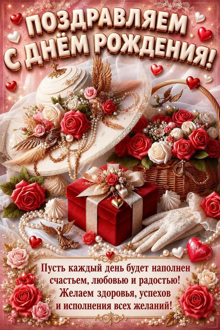 ПОЗДРАВЛЯЕМ С ДНЁМ РОЖДЕНИЯ! Пусть каждый день будет наполнен счастьем, любовью и радостью! Желаем здоровья, успехов и исполнения всех желаний!