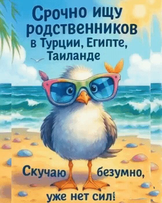 Срочно ищу родственников в Турции, Египте, Таиланде. Скучаю безумно, уже нет сил!