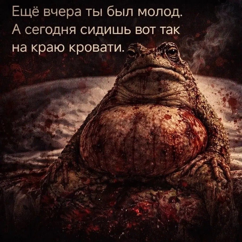 Ещё вчера ты был молод. А сегодня сидишь вот так на краю кровати.