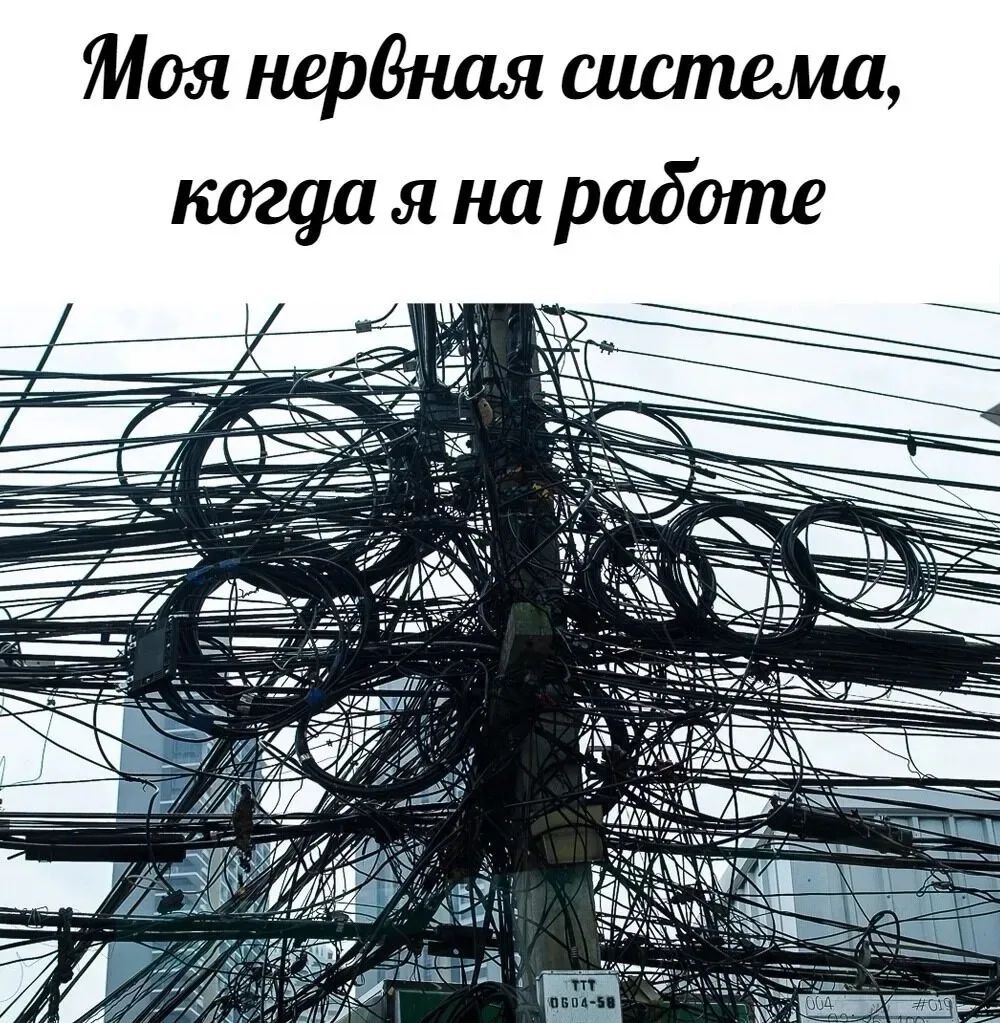 Моя нервная система, когда я на работе