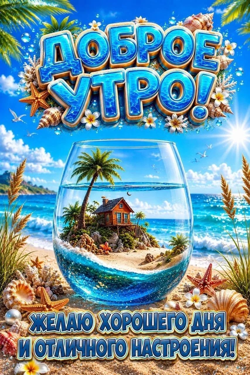 ДОБРОЕ УТРО! ЖЕЛАЮ ХОРОШЕГО ДНЯ И ОТЛИЧНОГО НАСТРОЕНИЯ!
