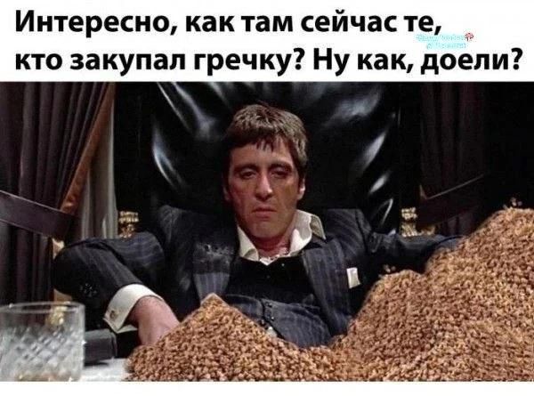 Интересно, как там сейчас те, кто закупал гречку? Ну как, доели?