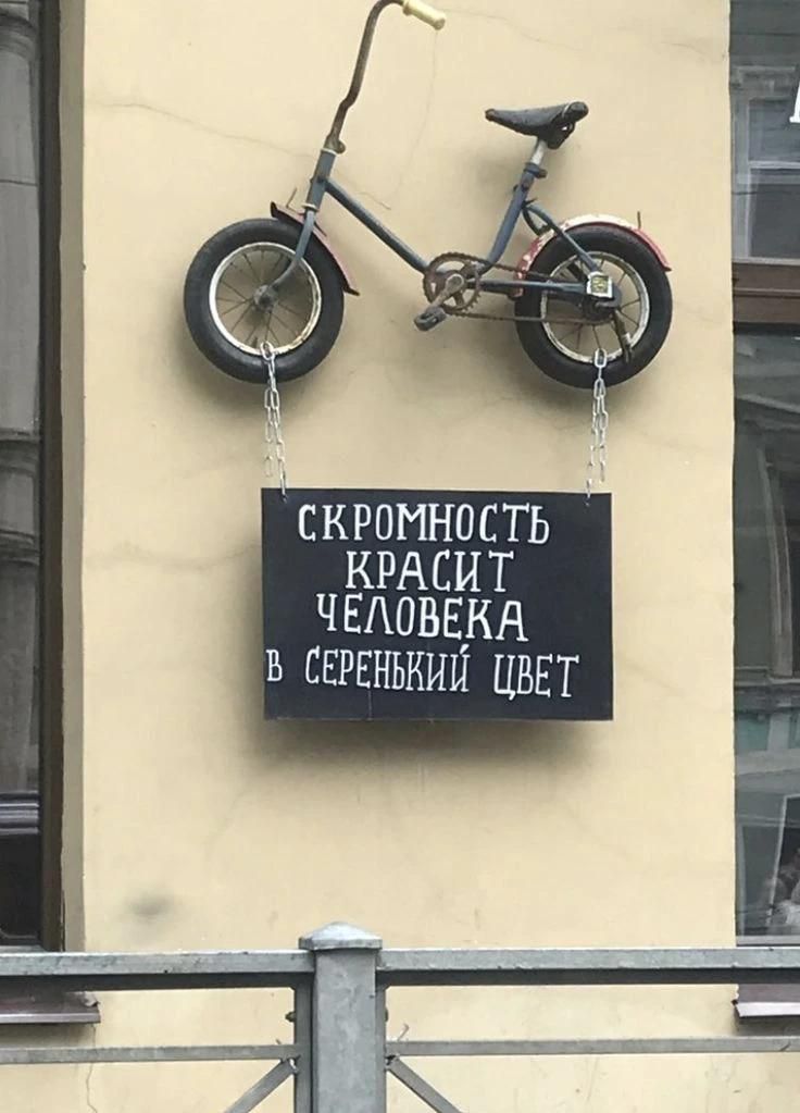 СКРОМНОСТЬ КРАСИТ ЧЕЛОВЕКА В СЕРЕНЬКИЙ ЦВЕТ