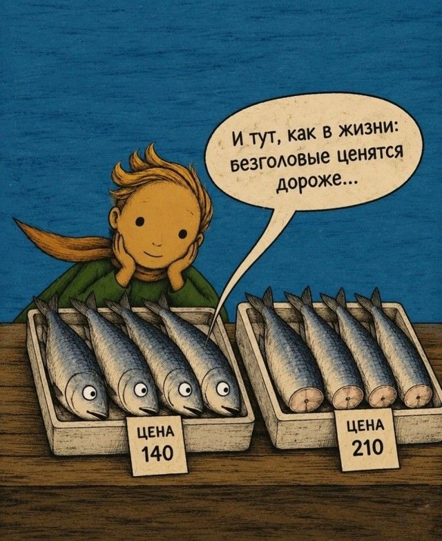 И тут, как в жизни: безголовые ценятся дороже... ЦЕНА 140. ЦЕНА 210.
