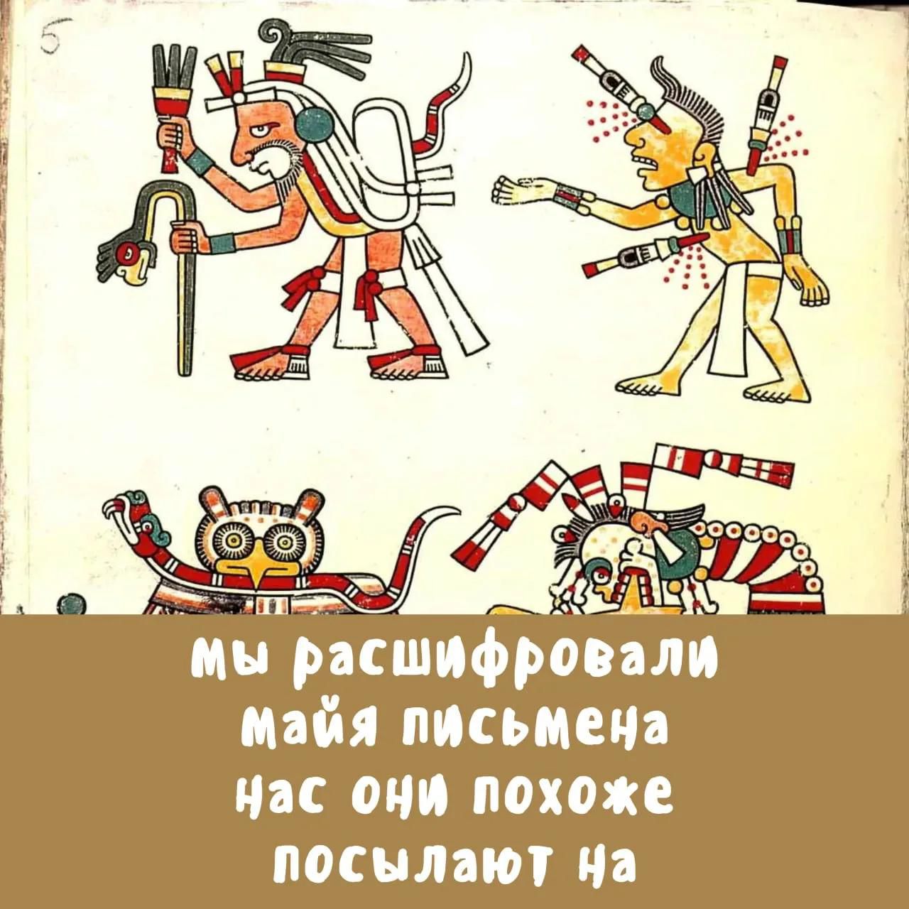 мы расшифровали майя письмена нас они похоже посылают на